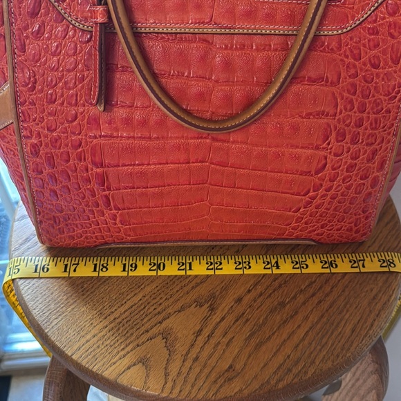 Brahmin Coral Croc-Embossed Tote - Picture 10 of 12